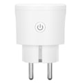 Miniatyrbillede 1 af 5: Smart WiFi-stikkontakt 16A med timerfunktion, stemmestyring, fjernbetjening - EU-stikkontakt AC 100-240V