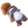 Miniatyrbillede 2 af 5: Hvalp Hvalp Grå, S Hund Hunde Kæledyrstøj Sweater Sweater Sweater Varm Sweater Efterårsjakke Efterårsjakke Hundemode Tøj Overalls