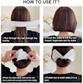Miniatyrbillede 4 af 5: Chignon Maker Hårbolle-Værktøj - Donut Bollehår Tilbehør - Magisk Hårstyling Værktøj