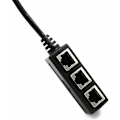 Miniatyrbillede 2 af 5: RJ45 Netværk 1 til 3 Port Ethernet Adapter Adapter Kabel Netværkskabel Splitter
