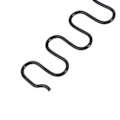Miniatyrbillede 1 af 5: 1 stk. 55 cm udskiftningsspring til sofaer, møbelspring med clips tilbehør