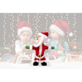 Miniatyrbild 5 av 5: Twerking Santa - [Engelsk låt] Vridande höft, sjungande och dansande elektrisk leksak, Vridande höft Santafigur Juljulklapp (Jultomten