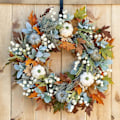 Miniatyrbilde 5 av 5: Høstkrans til inngangsdøren - 45 cm/18 tommer - Thanksgiving-krans
