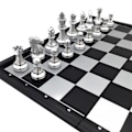 Miniatyrbilde 5 av 5: TG Sammenleggbart Magnetisk Sjakkbrett Flerfarget