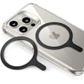 Pikkukuva 1 / 2: MagSafe-tarra 360, MagSafe-rengasmagneetti (HaloLock), 2 kpl magneettirenkaita, universaali magneettisarja iPhone 15:lle, Galaxy S23/S22/S21 musta