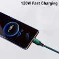 Miniatyrbilde 3 av 10: 120W Hurtigladekabel USB Type-C Kabel 2M 2 m