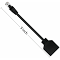 Pikkukuva 3 / 5: RJ45 Ethernet-kaapeli 2 kpl Verkkosovitin Ethernet-jakaja Ethernet-jatkojohto Kaksinkertainen verkonjakaja Sopii Cat5 Cat5e Cat6 Cat7...
