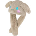 Miniatyrbilde 3 av 5: Anime Hvit Hundøre Bevegelig Hoppende Lue Fluffy Beanie Beanie Myk Varm Vinter Hodeplagg Søte Huer For Kvinner c c