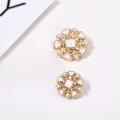 Miniatyrbillede 8 af 10: 10 stk Perleknapper Klædeknapper Skjorteknapper HVID 18MM 10ST hvid white 18MM10pcs-10pcs