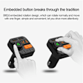 Pikkukuva 3 / 5: Bluetooth 5.0 -autonäyttö, langaton FM-lähetin kahdella USB-ulostulolla, U-levy/SD-ääniadapteri