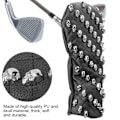 Miniatyrbilde 2 av 5: Golf PU Skull Trehodebeskytter Hodebeskyttelse Tilbehør Svart Størrelse