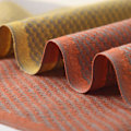 Miniatyrbillede 5 af 5: Dameskalschal Vinter Tartan Wraps Lang Spundet Tassel Shawl Stole Dame Varmt Kalschal Orange&Gul Orange&Yellow