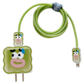 Miniatyrbillede 1 af 7: DIY-kabels beskyttelse Laddningssladdsskydd - Datakabel 20W Oplader til iPhone