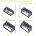 Miniatyrbilde 4 av 4: Guidekam 1/2/3/5 mm for enkelblad barbermaskin Kroppshårbeskytter Qp2510 Qp2520 Qp2521 Qp2522 Qp2530 Qp253