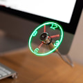 Pikkukuva 1 / 5: Joustava USB-tuuletin LED-kellolla ja liitä ja käytä -joustavalla hanalla