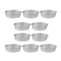 Miniatyrbilde 1 av 5: 10 stk Mini Oval Eggform Aluminiumslegering Metall Osteplate Kakeform Form Form Pudding Geleébeholder