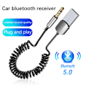 Miniatyrbillede 1 af 5: Bluetooth Aux Adapter USB til 3,5 mm stik Bil o Bluetooth 1 stk