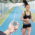 Miniatyrbillede 2 af 5: 2 stk. Elektronisk ur Dommer Stopur Fitness Uge Sport Dato Ure Multifunktion