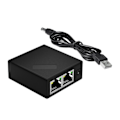 Miniatyrbilde 5 av 5: 1 til 2 Ut 1000mbps RJ45 Nettverkskabelforlenger Gigabit Nettverksbryter Gigabit Splitter for PC Lapt([HK])