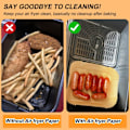 Miniatyrbilde 5 av 5: Bakepapir for Ninja Air Fryer 10,4L, 150 stk Air Fryer tilbehør for Ninja 10,4L AF500EU AF500EUCP, Papir for Ninja Foodi Flex 10,4l