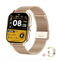 Miniatyrbild 5 av 5: Julgåva Smartklocka för kvinnor, Samtal/Blodtryck/100+ sporter Dam Smartwatch, Andningsfrekvens Hjärtfrekvens Blodsyre Sömn [db] gold