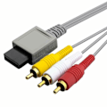 Miniatyrbild 2 av 5: RCA AV-kompositkabeladapter för Nintendo Wii/Wii U, högkvalitativ ljud/videoförbindelse
