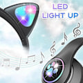 Pikkukuva 5 / 5: Lasten Bluetooth-kuulokkeet mikrofonilla/RGB LED-valolla, tablettien/koulun/älypuhelimien kuulokkeet