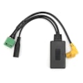 Miniatyrbilde 4 av 5: 12-pins Bluetooth AUX-adapter for bil, multimedia bil lydkabel, mikrofon, handsfree, passer til MMI 3G / Q5 / A4L / A6L / Q7 / A5 / S5