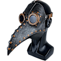 Miniatyrbild 1 av 4: Doktor Pest Mask Raven Mask, Steampunk Proboscis Beak Mask