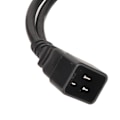 Miniatyrbillede 5 af 5: Dobbelt IEC320 C19 til C20 Strømkabel, Hun til Han Universal Y-Splitter Kabel, 12,6 Tommer