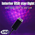 Miniatyrbild 5 av 5: Stjärnbelysning för biltak USB LED-lampor Stjärnhimmelsprojektor Natt Heminredning Galaxlampor
