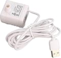 Allecto Plus, Tyst Vattenfontänspump för Husdjur 5V Mini Kattvattendispenserpump, Vattentät, 1485cm Strömkabel