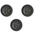 Digital Mini Termometer och Hygrometer med LCD-display, 3-pack, Mäter Temperatur och Luftfuktighet, för Kylskåp, Akvarium, -50°C~+70°C (3-pack)