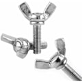 Miniatyrbilde 1 av 5: 25 stk. vingmutter M6 X25 mm vingeskrue med metrisk bolt 304 rustfritt
