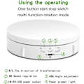 Miniatyrbild 4 av 5: Motoriserad roterande displaystativ, 360 graders roterande display