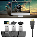 Miniatyrbild 3 av 3: 3-Port HDMI-omkopplare Intelligent 3x1 Auto Switch Selector