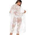 Miniatyrbillede 2 af 5: Bikinitop Cardigan Kimono Strandkjole i Blonder