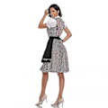 Miniatyrbild 3 av 5: Högkvalitativ traditionell tysk rutig Dirndl-klänning Oktoberfest-dräkt Outfit för vuxna kvinnor Halloween Fancy Party Style5 Mörkblå XL