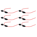 Miniatyrbillede 7 af 10: 10-pak vandtætte inline-sikringsstik med smeltesikring, nem kabeltræk og 12AWG, 30A sikring