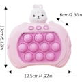Miniatyrbilde 2 av 8: Pop It Spill - Pop It Pro Lysende Spill Rask Trykk Fidget Spill Rosa Kanin pink