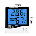 Miniatyrbild 2 av 5: Högprecisions elektronisk termometer med digital display, mini temperaturalarmklocka termometer