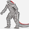 Pikkukuva 1 / 5: Liikkuvilla nivelillä Godzilla Action Figure Elokuva Malli King Kong Vs