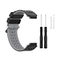 Miniatyrbillede 1 af 5: Urrem til Garmin Forerunner 220/230/235/630/620/735XT, Approach S20/S5/S6 Sort