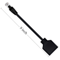 Miniatyrbilde 3 av 5: 2-pak RJ45 Ethernet-kabelnettverksadapter Ethernet-splitter Ethernet-forlengelsesadapter Dobbel nettverkssplitter Kompatibel med Cat5 Cat5e