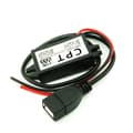 12V til 5V DC-DC Spenningsomformer Strømforsyningsadapter Spenningsregulator Enkel å bruke Enkel Single USB