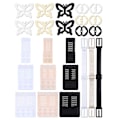 Miniatyrbilde 1 av 2: (Spesialtilbud) 24 stk BH-stropper for BH-holdere bak, justerbare BH-forlengere, BH-kobling