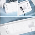 Miniatyrbillede 2 af 4: Stor digital vægur, ekstra stor LED-display, automatisk sommertid, dato, indendørs temperatur, 24-timers elektronisk vægur
