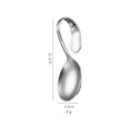 Pikkukuva 1 / 10: Kaareva kahva Lusikat tarjoilulusikat HOPEA OVAL OVAL Hopea Silver Oval-Oval