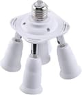 1 i E27 Sockel Splitter Adapter Lamphållare Konverterare för E27 LED-lampor