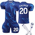 Miniatyrbild 1 av 5: Chelsea Hemma Barn Fotbollströja med Strumpor 2024-2025 NO.20 Palmer-WELLNESS 16